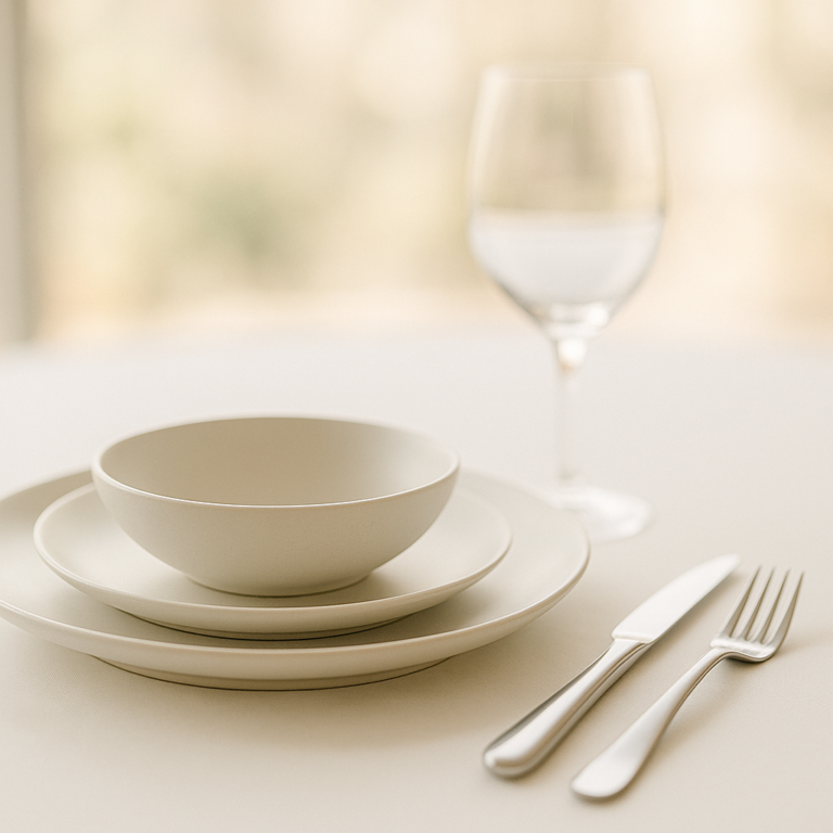 Sublimez votre table avec la vaisselle idéale pour un restaurant gastronomique