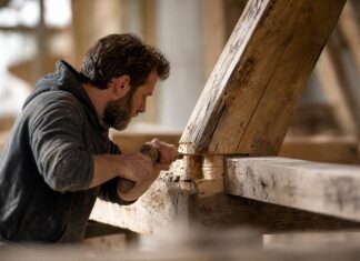 Restauration de charpente ancienne par un charpentier expert dans la Loire