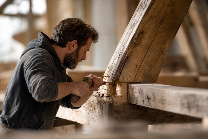 restauration-de-charpente-ancienne-par-un-charpentier-expert-dans-la-loire